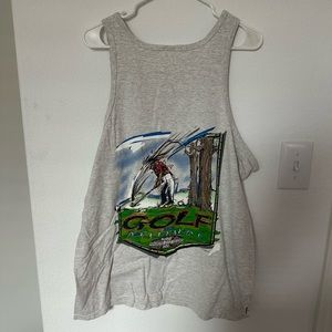 1990 Vintage Bugle Boy “Golf with Attitude” Tank Top
